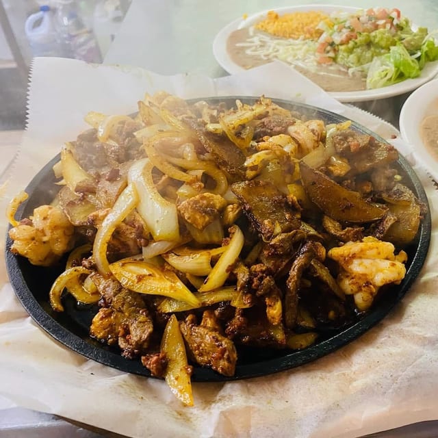 Ribeye Fajita Plate.