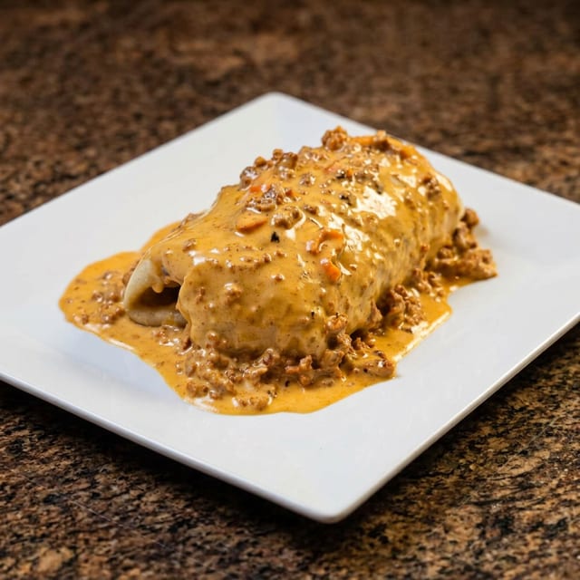 Philly Cheese Steak Burrito.
