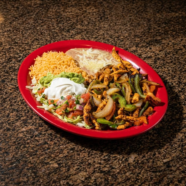 Fajita Chicken Plate.